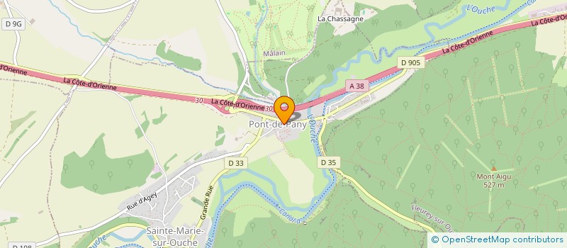 localisation de l'entreprise B&GO  SAINTE-MARIE-SUR-OUCHE