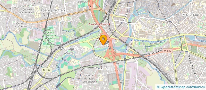 localisation de l'entreprise B GRAPHIQUE à STRASBOURG