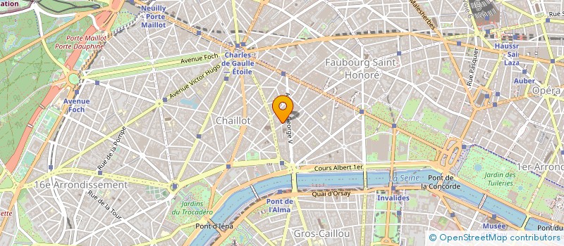localisation de l'entreprise B. GROUP FRANCE à PARIS