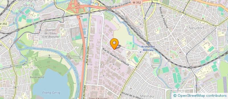 localisation de l'entreprise B GROUPE à STRASBOURG