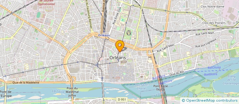 localisation de l'entreprise B GUNST à ORLEANS