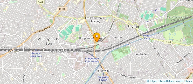 localisation de l'entreprise B&H à SEVRAN