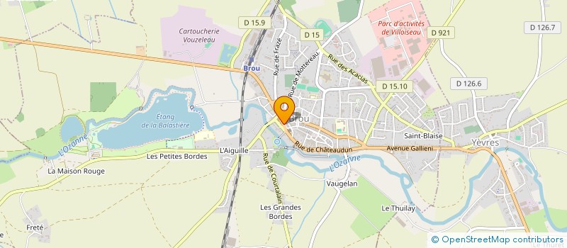 localisation de l'entreprise B & H à BROU