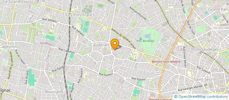 localisation de l'entreprise B.H.A. à BORDEAUX