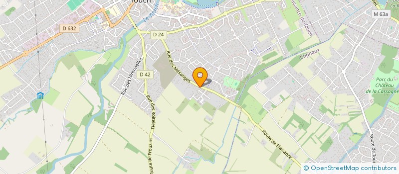 localisation de l'entreprise B.H.B FERRONNERIE à PLAISANCE-DU-TOUCH