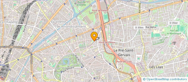 localisation de l'entreprise B.H. BEAUTE  PARIS