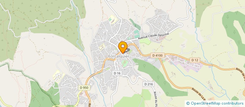 localisation de l'entreprise B.H.C à FORCALQUIER