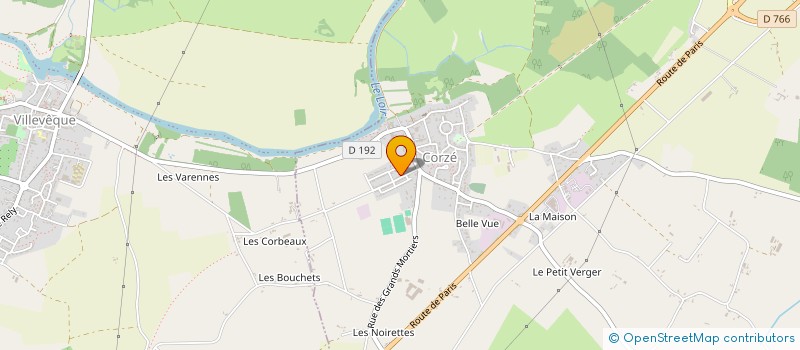 localisation de l'entreprise B.H.C. AVENIR  LOIRE-AUTHION