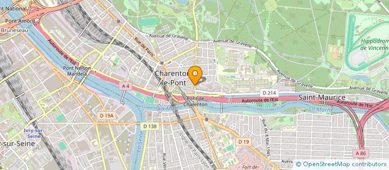 localisation de l'entreprise B H COM  CHARENTON-LE-PONT