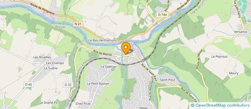 localisation de l'entreprise B.H. CONSTRUCTION  BOSMIE-L'AIGUILLE