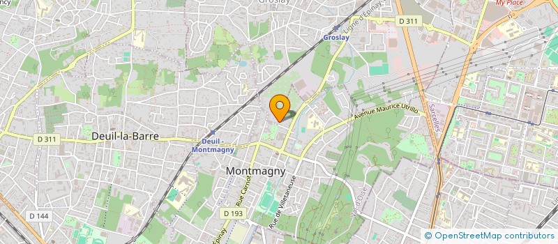 localisation de l'entreprise B H DISTRIBUTION  MONTMAGNY