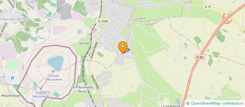 localisation de l'entreprise B&H ELEC'  LE GARRIC