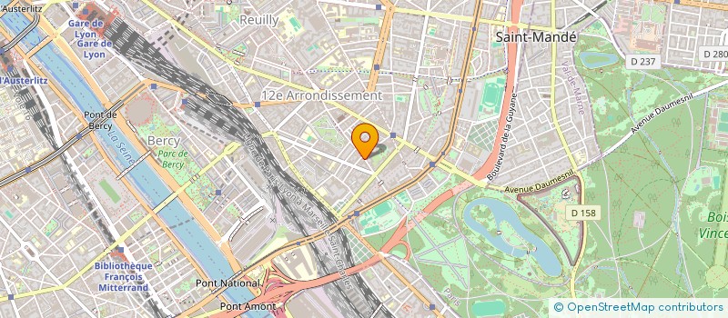 localisation de l'entreprise B.H.F. DISTRIBUTION à PARIS