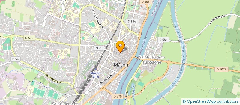 localisation de l'entreprise B.H. FOOD  MACON