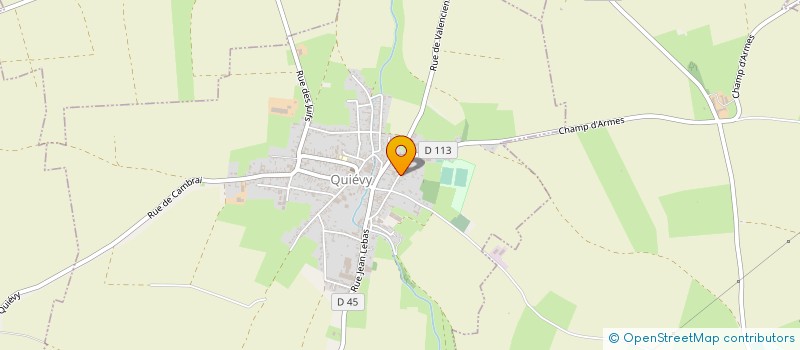 localisation de l'entreprise B.H.I. BATIMENT PAR L'HUMANITAIRE ET L'INSERTION  QUIEVY