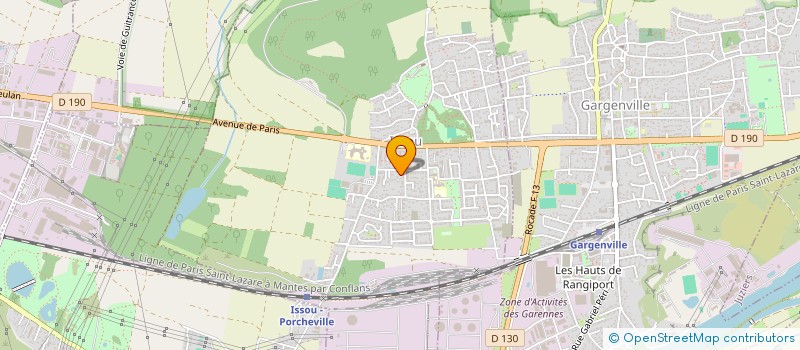 localisation de l'entreprise B.H.I.L.S  ISSOU