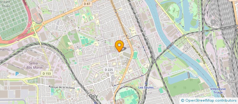 localisation de l'entreprise B.H.IMMO  ORLY