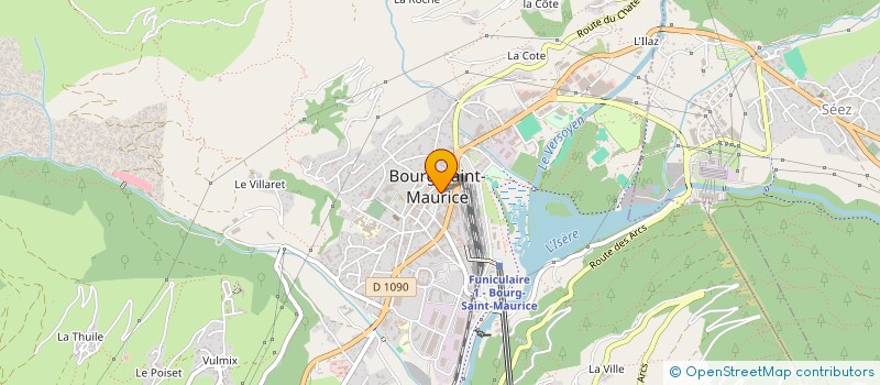 localisation de l'entreprise B&H INVESTISSEMENTS  AIME-LA-PLAGNE