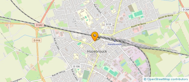 localisation de l'entreprise B H L CONCEPTION à HAZEBROUCK