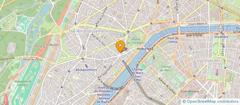 localisation de l'entreprise B.H. MAQUETTES à PARIS