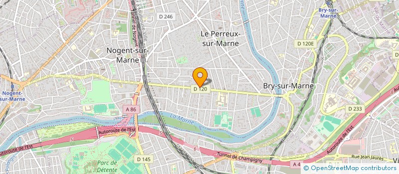 localisation de l'entreprise B.H.P.C. à LE PERREUX-SUR-MARNE