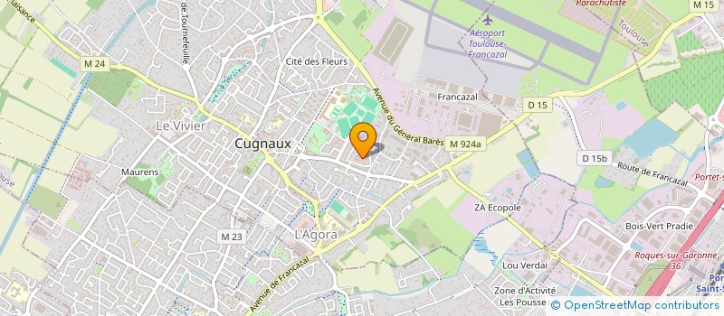 localisation de l'entreprise B&H PATRIMOINE  CUGNAUX