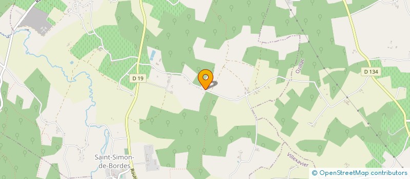 localisation de l'entreprise B.H.R.  TAILLEBOURG