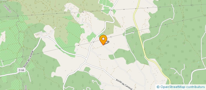 localisation de l'entreprise B H S  ROGNES