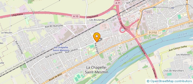 localisation de l'entreprise B H SPORT à LA CHAPELLE-SAINT-MESMIN