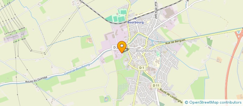 localisation de l'entreprise B HABITAT  BOURBOURG