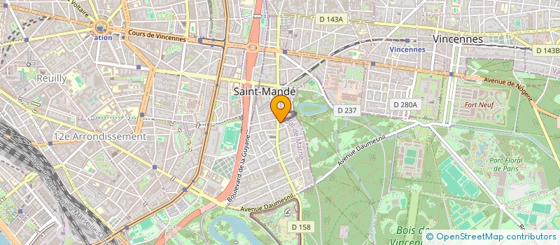 localisation de l'entreprise B'HAPPY  SAINT-MANDE