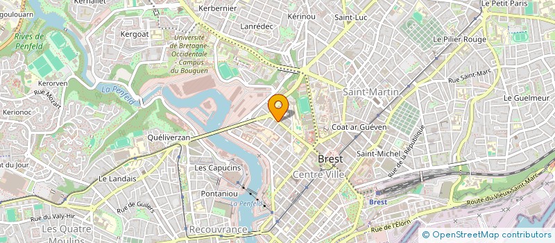 localisation de l'entreprise B-HARTELOIRE à BREST