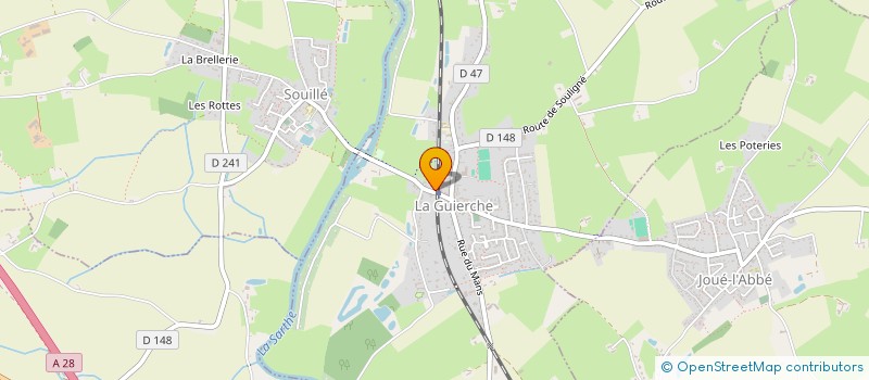 localisation de l'entreprise B'HIBOU & LOULOU  LA GUIERCHE