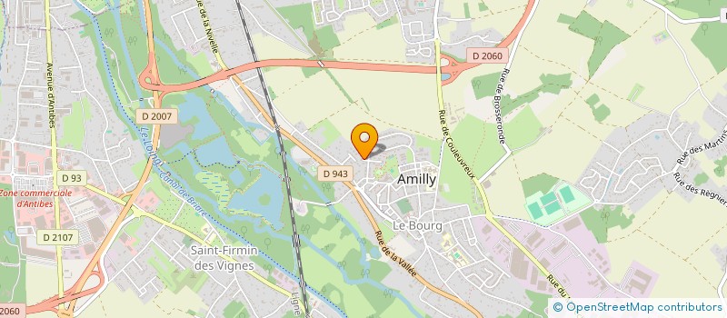 localisation de l'entreprise B HOLDING à AMILLY