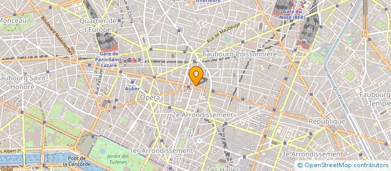 localisation de l'entreprise B.I  PARIS