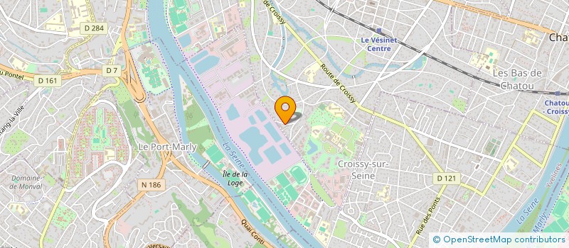 localisation de l'entreprise B.I. AUTO ECOLE à LE VESINET
