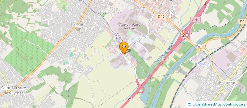 localisation de l'entreprise B.I.B. - BCNC IMMOBILIER BIEVRE  BERNIN