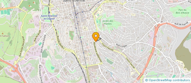 localisation de l'entreprise B I BOURBALOV  SAINT-ETIENNE