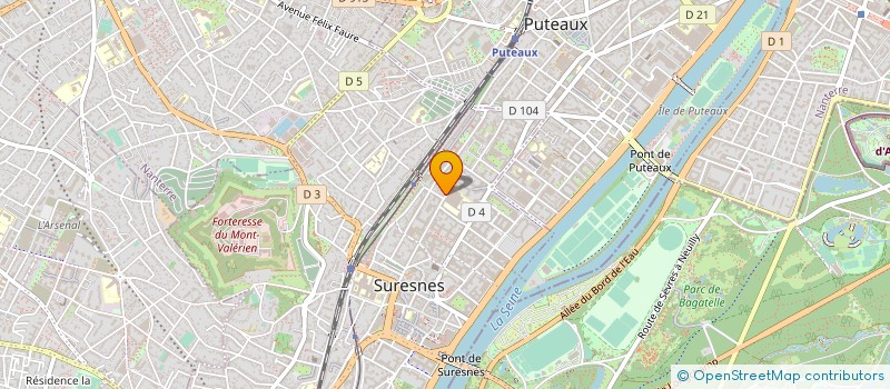 localisation de l'entreprise B.I BY CONSULTING à SURESNES