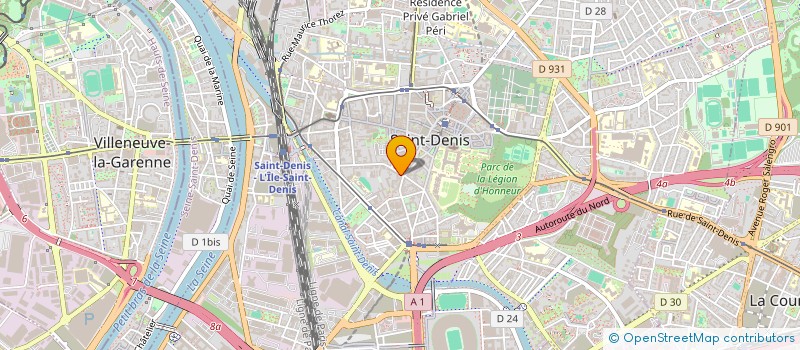 localisation de l'entreprise B. I. C à SAINT-DENIS