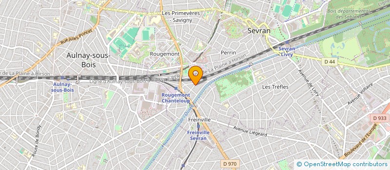 localisation de l'entreprise B.I CONCEPT à SEVRAN
