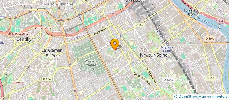 localisation de l'entreprise B.I ELECTRIK  IVRY-SUR-SEINE