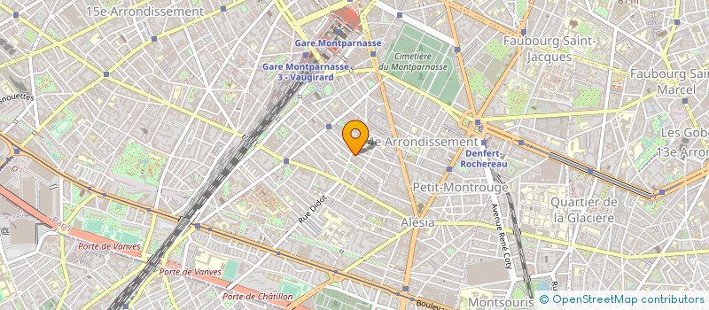 localisation de l'entreprise B.I.F.KO SARL  PARIS