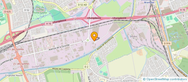 localisation de l'entreprise B.I.G FLOORCOVERINGS FRANCE SAS à DUNKERQUE