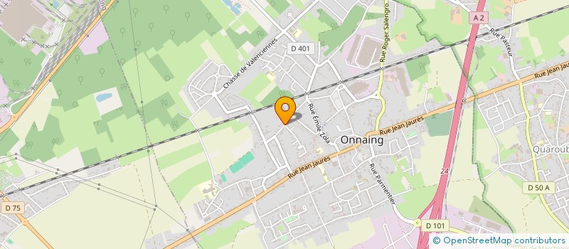 localisation de l'entreprise B.I.G T.P  ONNAING