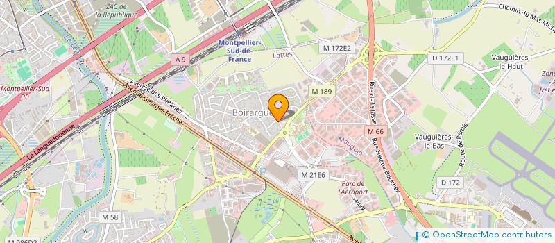 localisation de l'entreprise B.I.H.M à LATTES