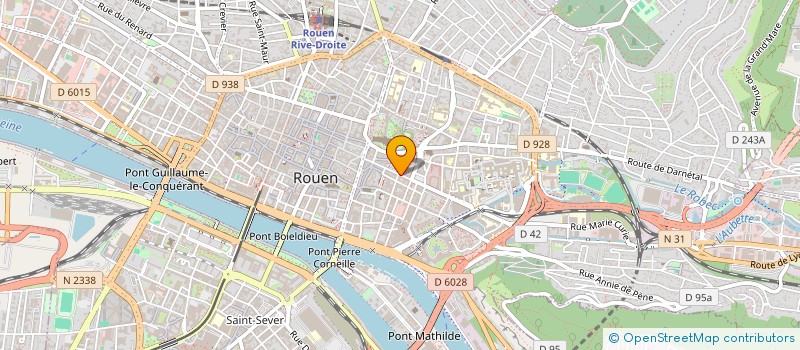 localisation de l'entreprise B.I.M  ROUEN