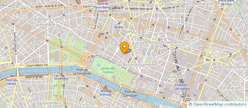 localisation de l'entreprise B.I.M.P.S. à PARIS
