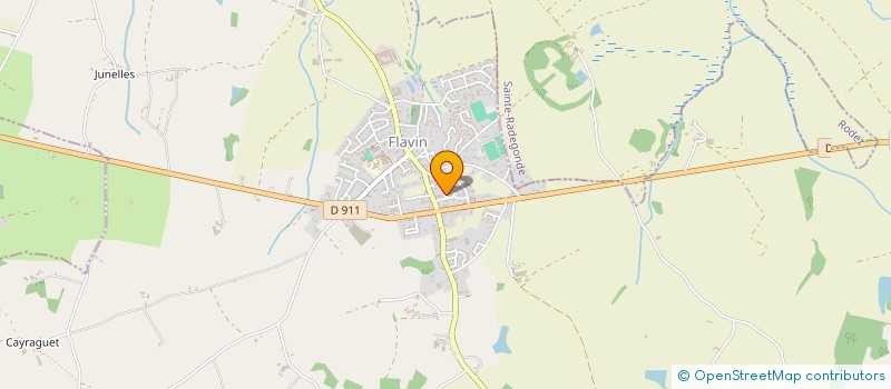 localisation de l'entreprise B.I.S.  FLAVIN