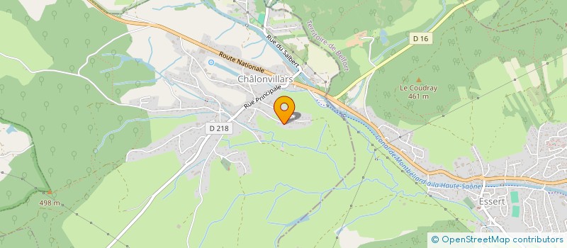 localisation de l'entreprise B.I.V.U.  CHALONVILLARS